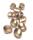 Swarovski pearl twist! Brons - bild 1