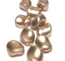 Swarovski pearl twist! Brons