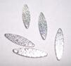 Silverpläterat hänge ,Teardrop, 15x3mm