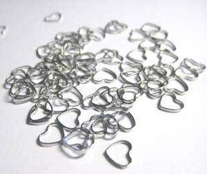 PÄRLOR & TILLBEHÖR - Metall - Connectors & kedjeämnen - Slutna hjärtan, 7x6mm, 25st
