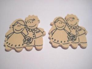 SCRAPBOOKING - Fanerdekorationer - Fanerdekoration - brudpar