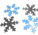 Spegeldekor - snöflinga