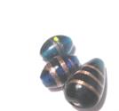 Lampworkpärlor med kopparfoil, Mix