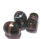 Lampworkpärlor med kopparfoil, Mix