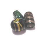 Lampworkpärlor med kopparfoil, Mix