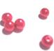 Vaxade Glaspärlor , 4mm stark cerise