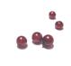 Vaxade Glaspärlor , 4mm Bordeaux röd
