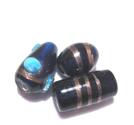 Lampworkpärlor med kopparfoil, Mix