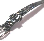 Färdigt armband - Svart-mönstrad