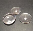 Cabochon i glas - Rund 20 mm, 2st
