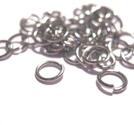 Jumprings, 8x1mm, Platina