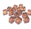 Glaskub 6mm,  Brun
