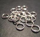 Dubbelring, 6mm silver