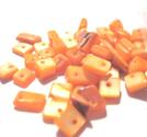 Snäckskalschips MOP,  stark orange