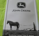 Plåtvykort , John Deere - plog