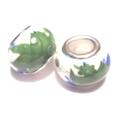 Charm i Porslin -Green leaf