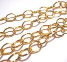 Kedja -oval, guld 1m