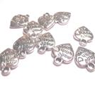 "Made with love" silver