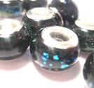 Charm - Lampwork, Dichroic mix