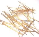 Hattpinnar ,  3,5cm, guld