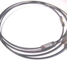 Armring - wire , Svart