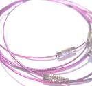 Armring - wire , Lila