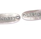 Texthänge/connector  "SERENETY" , 2 st