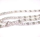 Jungfrukedja silver , 1 m