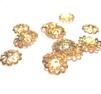 Pärlhattar, 9mm, 20st guld