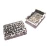 Slider , antiksilver 2 st