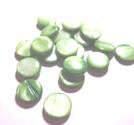 Snäckskalscoins - gröna  12mm