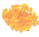 Halvädelsten -  Färgad Quartz - Mörkgul