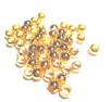 Klämpärlor, guld, 4mm