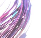 Halsring - wire , Lila