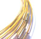 Halsring - wire , Mörk guld