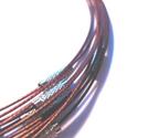 Halsring - wire , Brun