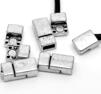 Rektangulärt magnetlås för 6,2x2,8mm band