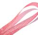 Satinband, Rosa m glitter,  8mm