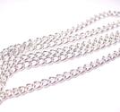 Kedja - smal silver 2x3mm , 1 m