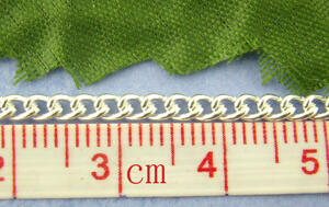 Kedja - smal silver 2x3mm , 1 m