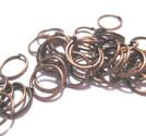 Jumprings, 8x0,7mm, Koppar