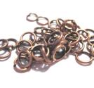 Jumprings, 6x0,9mm, Koppar
