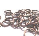 Dubbelring/Splitring, 8x0,7mm, Koppar
