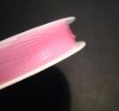 Elastisk tråd rulle 7m, rosa
