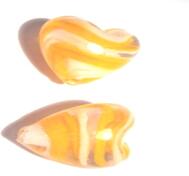 Glashjärta, Orange 20mm