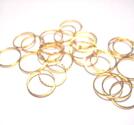 Slutna ringar i guld, 10mm