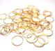 Slutna ringar i guld, 10mm, 50st