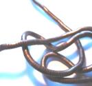 Fashion halsband- snake koppar 90cm