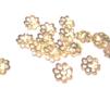Pärlhattar, 7mm, 20st guld
