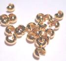 Knutgömma, guld 4mm